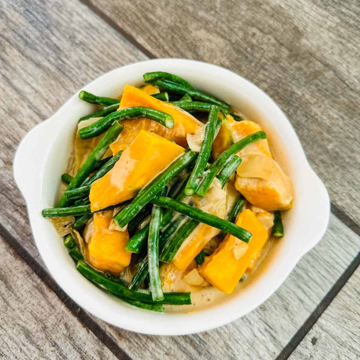 Ginataang Sitaw at Kalabasa